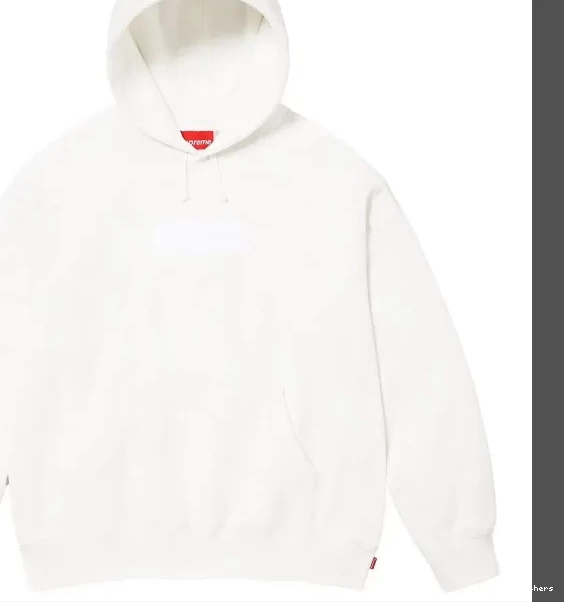 White Hooded M L S Flower Red Black Box Grey Logo XL 23Fw Light 0523